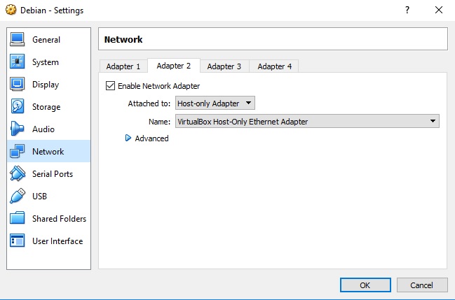 Virtualbox Connect Network Adapter to Guest